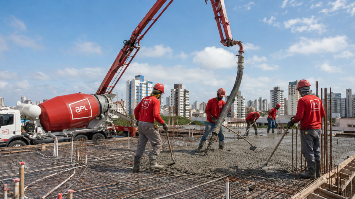 Concreto para laje: como evitar erros de FCK, slump, lançamento, bomba e cura
