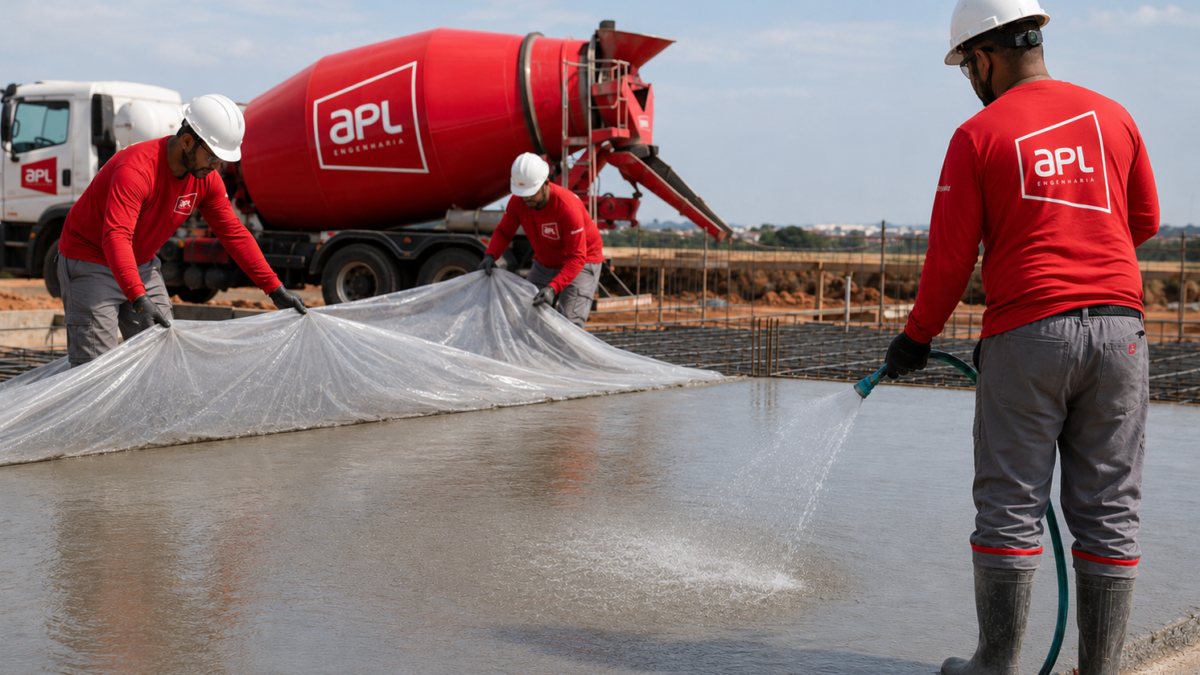 Cura do concreto: por que ela influencia resistência, fissuração e durabilidade